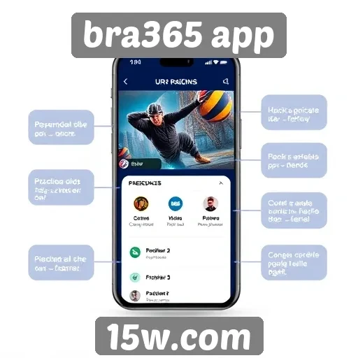 Recursos e funcionalidades do bra365 app destacados